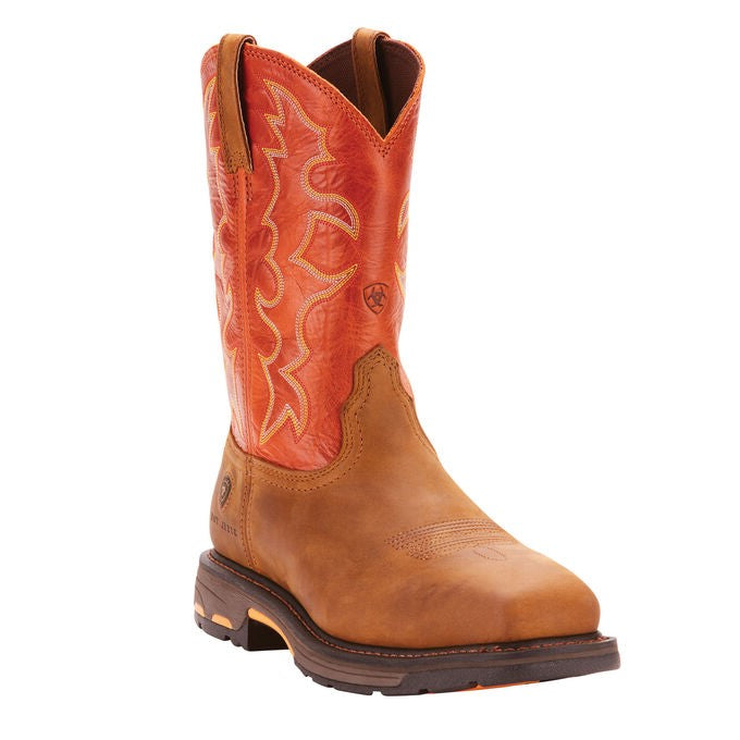 Ariat Men’s WorkHog Wide Square Toe Steel Toe Work Boot