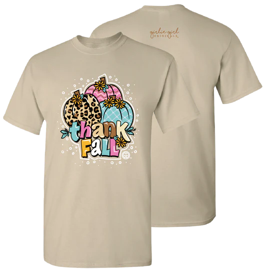 Girlie Girl Ladies Thankful Pumpkins Sharpe's Department Stores