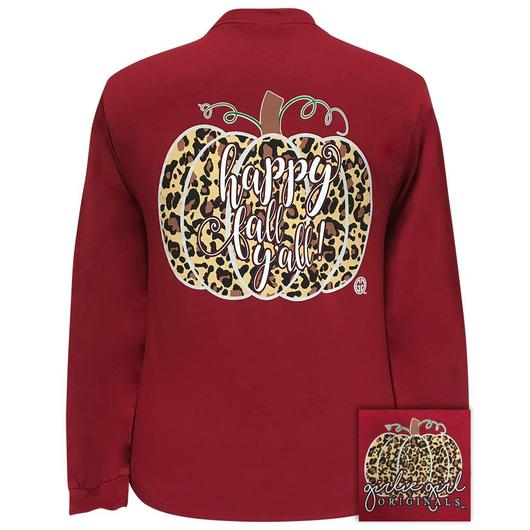 Girlie Girl Leopard Pumpkin Long Sleeve