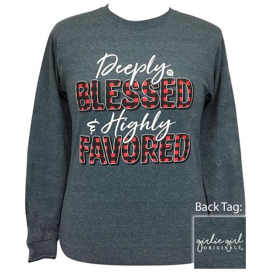 Girlie Girl Deeply Blessed Long Sleeve