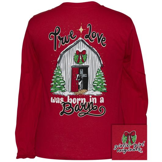 Girlie Girl Born In A Barn Long Sleeve