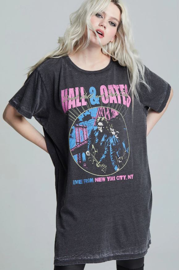 Oddpeople Hall & Oates Dreams One Size T-Shirt Dress