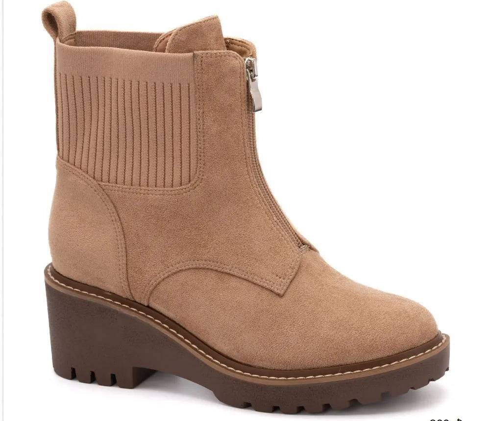 Corkys Ladies Boo Camel Suede