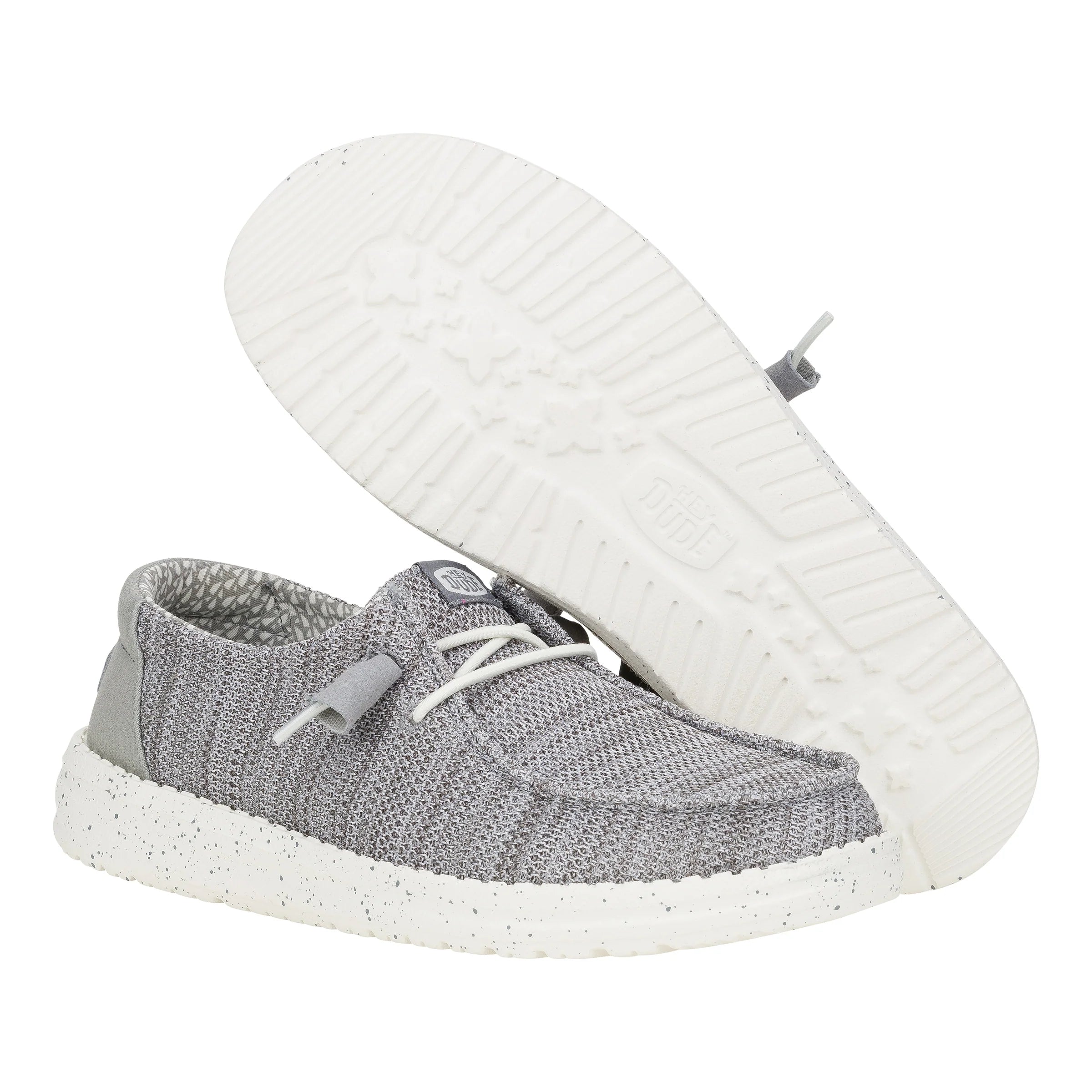 Hey Dude Ladies Wendy Stretch Sox – Light Grey