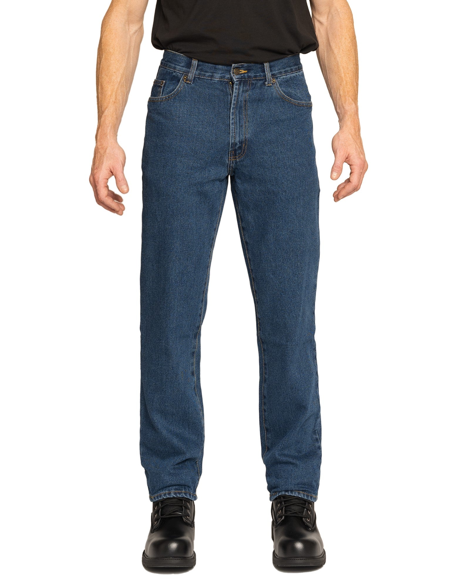 Full Blue Men’s MW Regular Fit 5 Pocket Jeans