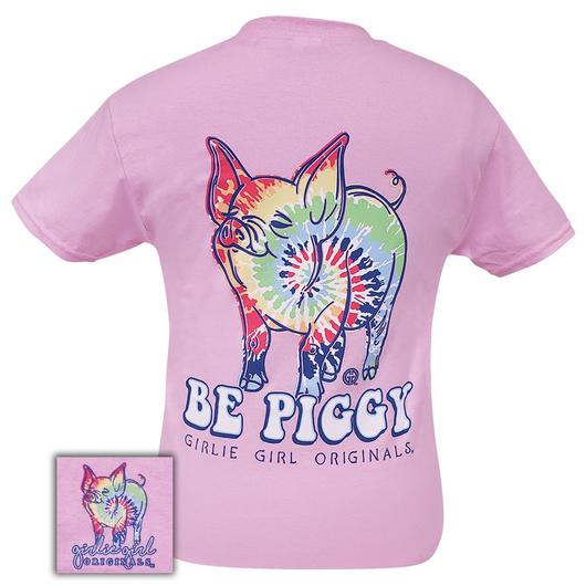 Girlie Girl Ladies Tie Dye Pig