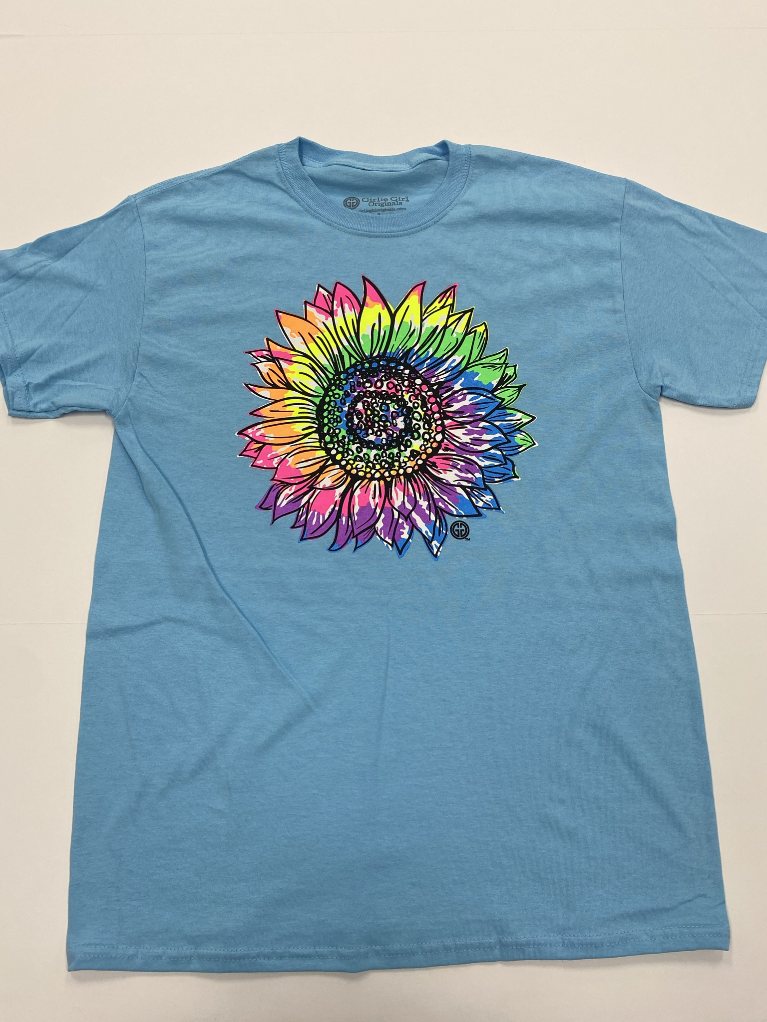 Girlie Girl Ladies Tie Dye Sunflower